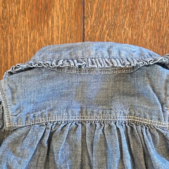 Ralph Lauren, Baby Girl Chambray Shortall, Size 3 Months - Picture 11 of 14